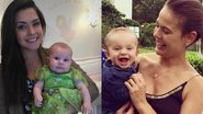 Thaís Fersoza e Thaís Pacholek se encontram com os filhos e maridos - Reprodução/ Instagram