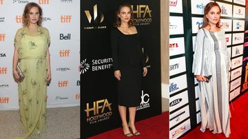 Festas: 25 looks de Natalie Portman para grávidas - Getty Images