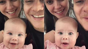 Michel Teló e Thais Fersoza comemoram 4 meses da filha, Melinda - Instagram/Reprodução