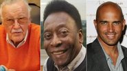 Stan Lee, Pelé e Kelly Slater - Reprodução| Instagram | Getty Image