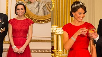 Kate Middleton vai a jantar de gala e repete vestido usado há um ano atrás - Getty Images