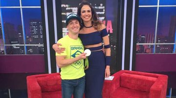 Diego Hypólito e Luciana Gimenez - Divulgação / RedeTV