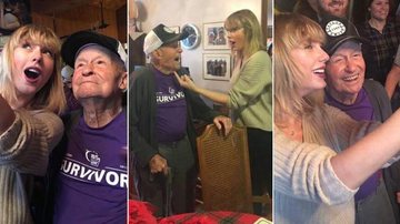 Taylor Swift faz surpresa para fã de 96 anos - Reprodução/ Twitter