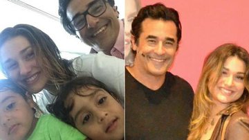 Luciano Szafir com os filhos Sasha, Davi e Mikael - Instagram/Reprodução e Webert Belicio / AgNews