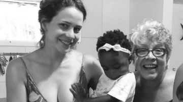 Leandra Leal posa ao lado da filha, Julia, e da mãe, Angela Leal - Reprodução/Instagram