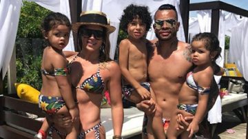 Dentinho, Dani Souza, Bruno Lucas, Sofia e Rafaella - Instagram/Reprodução