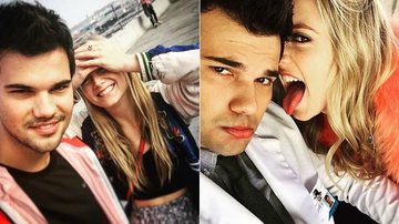 Taylor Lautner e Billie Lourd - Reprodução / Instagram