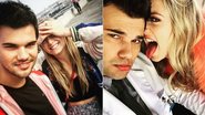 Taylor Lautner e Billie Lourd - Reprodução / Instagram