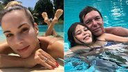 Ana Furtado mostra Boninho se divertindo com a filha na piscina - Instagram/Reprodução