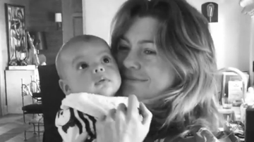 Ellen Pompeo aparece dançando com o filho caçula - Reprodução Instagram