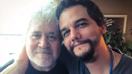 Wagner Moura se encontra com Pedro Almodóvar - Reprodução Instagram