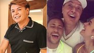 David Brazil posa com Neymar e Marquezine - CADU PILOTTO/ Reprodução-Instagram