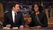 Jimmy Fallon e Michelle Obama - Reprodução
