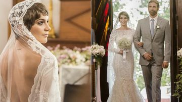Isabella Santoni usa vestido de noiva clássico em 'A Lei do Amor' - Globo/Mauricio Fidalgo