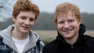 Ed Sheeran com o ator que o interpreta em clipe - Instagram/Reprodução