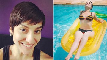 Simone Gutierrez posa de biquíni na piscina - Reprodução/ Instagram