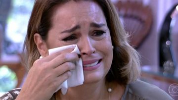 Suzy Rêgo: emoção na TV - Reprodução TV Globo