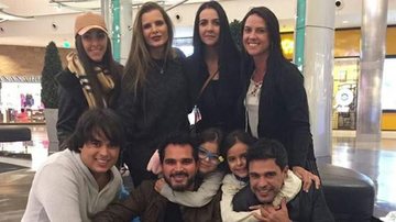 Família Camargo reunida em shopping nos Estados Unidos - Instagram/Reprodução
