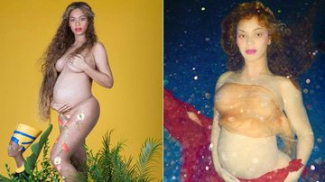 Beyoncé faz ensaio artístico para divulgar gravidez - Divulgação
