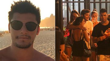 Após ser criticado por foto em bar, Bruno Gissoni se explica: 'Viva a amizade entre os sexos!' - Reprodução/ AgNews