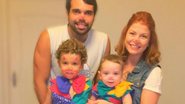 Bárbara Borges com o marido e os filhos - Reprodução / Instagram