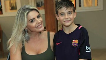 Mari Alexandre comemora os 8 anos de Záion, seu filho com Fábio Jr. - Marcos Ribas/Brazil News
