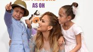 Jennifer Lopez com os filhos, Max e Emme - Getty Images