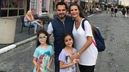 Luciano Camargo, Flávia Fonseca, Isabella e Helena - Instagram/Reprodução