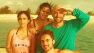 Paulo Gustavo posa no Caribe com Bruna Marquezine e Tatá Werneck - Reprodução/ Instagram
