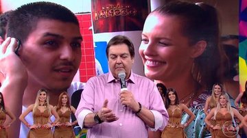 Fã faz festa de aniversário com o tema Faustão - Reprodução TV Globo