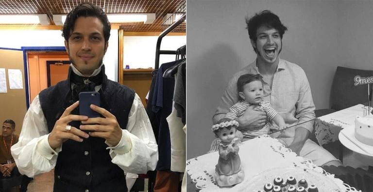 Romulo Estrela e o filho, Theo - Reprodução / Instagram