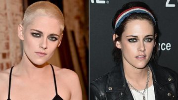 Kristen Stewart muda radicalmente o visual e surge com o cabelo raspado e platinado - Getty Images