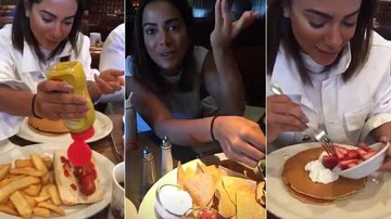 Anitta compartilha alimentação nada saudável nos Estados Unidos - Instagram/Reprodução