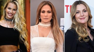 Yasmin Brunet, Jennifer Lopez e Drew Barrymore - Instagram/Getty Images