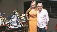 Em pizzaria paulistana, Renata arma festa para Carlos Alberto - Manuela Scarpa e Marcos Ribas/Brazil News