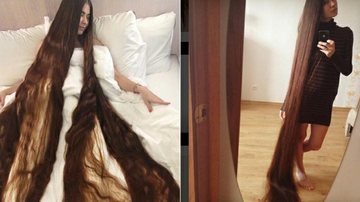 Conheça a história de Aliia Nasyrova, a Rapunzel russa da vida real - Instagram/Reprodução