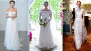 As  tendências de vestido de noiva para o outono - Getty Images/Divulgação TV Globo