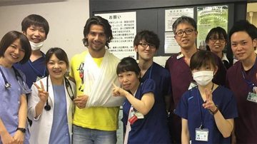 Sertanejo Mariano sofre novo acidente no Japão - Reprodução Instagram