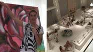 Ana Hickmann renova a decoração de sua sala - Reprodução Instagram
