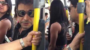 Zezé di Camargo e Graciele Lacerda são flagrados dentro de ônibus em aeroporto - Instagram/Reprodução