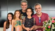 Rico com as filhas e o irmão, Nizo - Rodrigo Mesquita