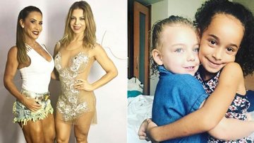Scheila Carvalho, Sheila Mello, Brenda e Giulia - Instagram/Reprodução
