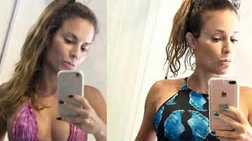 Maira Charken mostra antes e depois da gravidez - Reprodução Instagram
