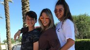 Carla Perez com os filhos Victor Alexandre e Camilly Victória - Instagram/Reprodução