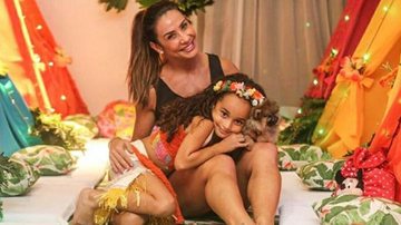Scheila Carvalho e a filha, Giulia - Reprodução / Instagram; Camila Gonzaga