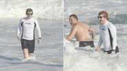 Ed Sheeran curte praia no Rio de Janeiro - Agnews