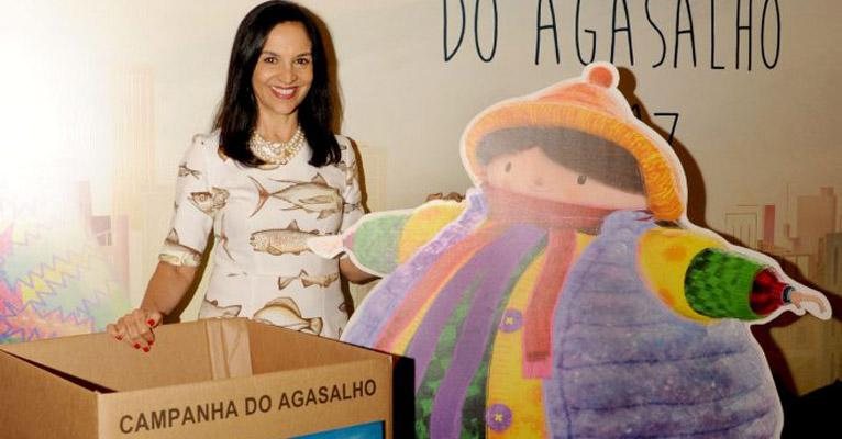 Lu Alckmin  lança a campanha do Agasalho 2017 em SP - Divulgação