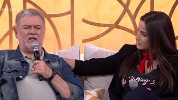 Mari Palma e o pai, Luis - TV Globo/Reprodução