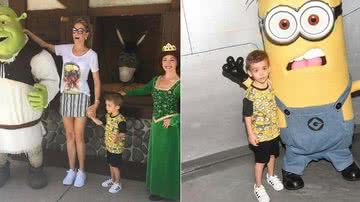 Ana Hickmann curte as férias com o filho, Alexandre - Reprodução / Instagram