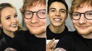 Larissa Manoela e Thomaz Costa tietam Ed Sheeran - Instagram/Reprodução